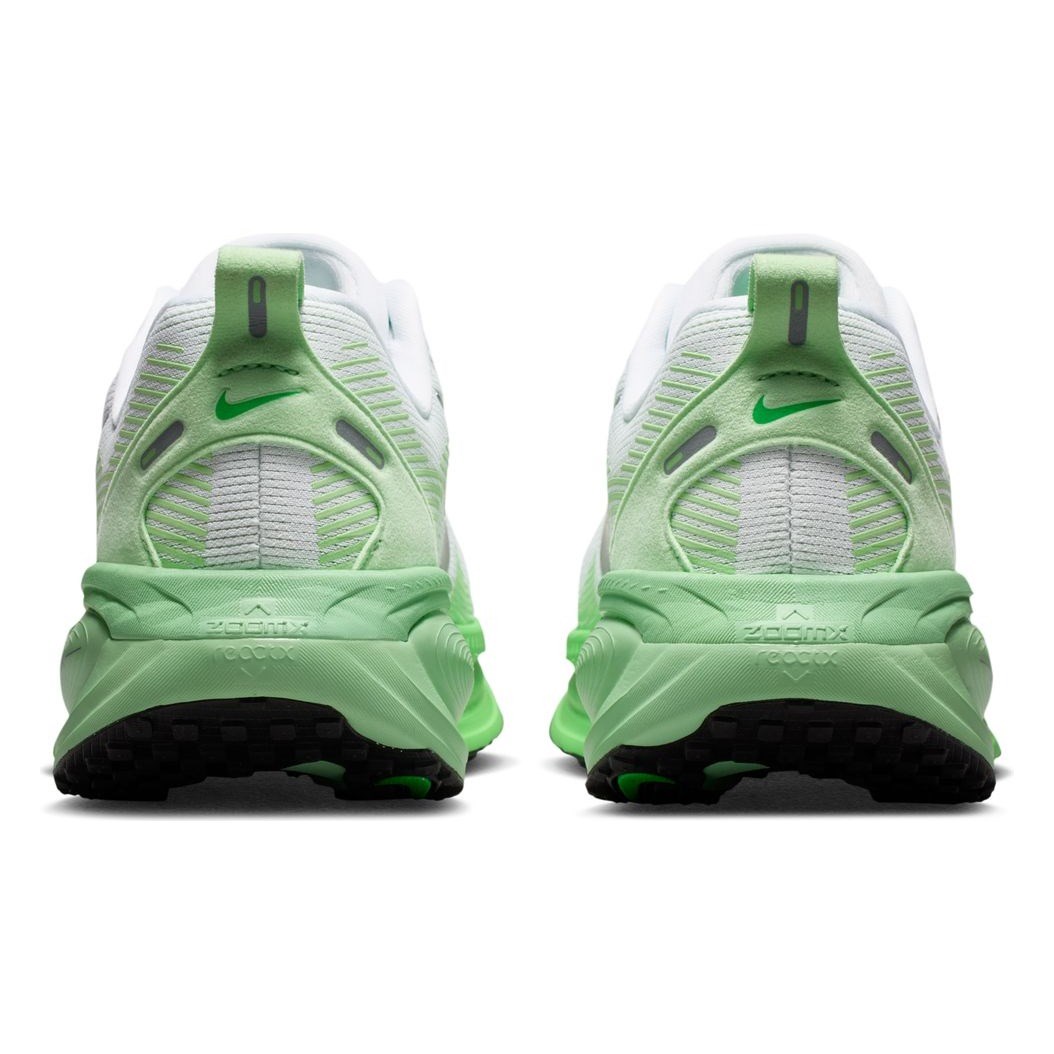 Nike Vomero 18 - Womens Running Shoes - White/Silver Metallic/Illusion Green - image 5