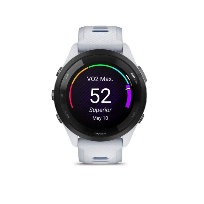 Garmin Forerunner 265 - GPS Running Smart Watch - Whitestone