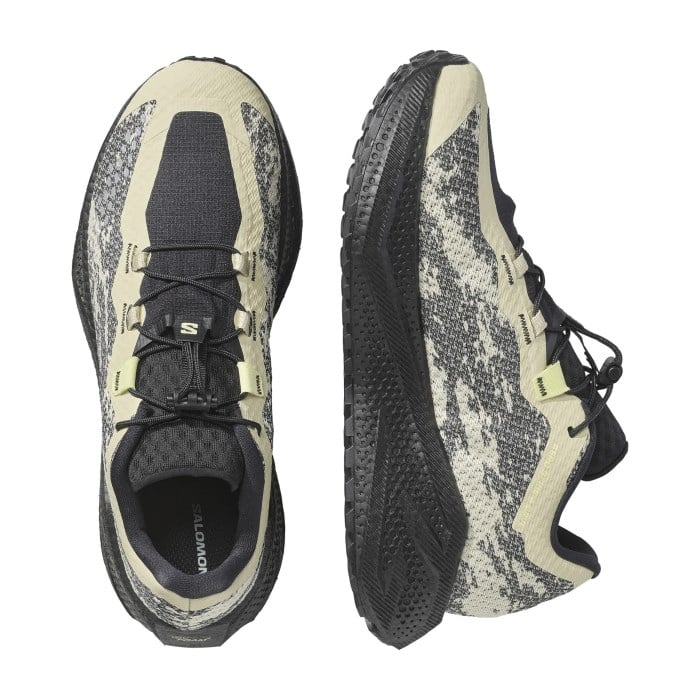 Salomon Aero Glide 4 GRVL - Mens Running Shoes - Bog/Black/Sunny Lime - image 3