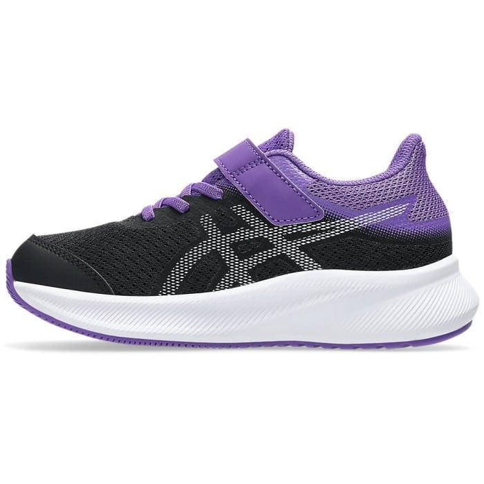 Asics Patriot 13 PS - Kids Running Shoes - Black/Blue Fade