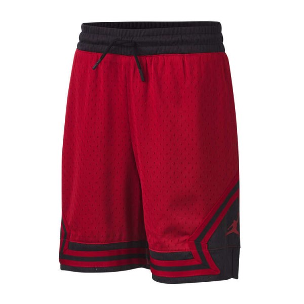 Jordan Air Diamond Mesh Kids Boys Basketball Shorts - Gym Red