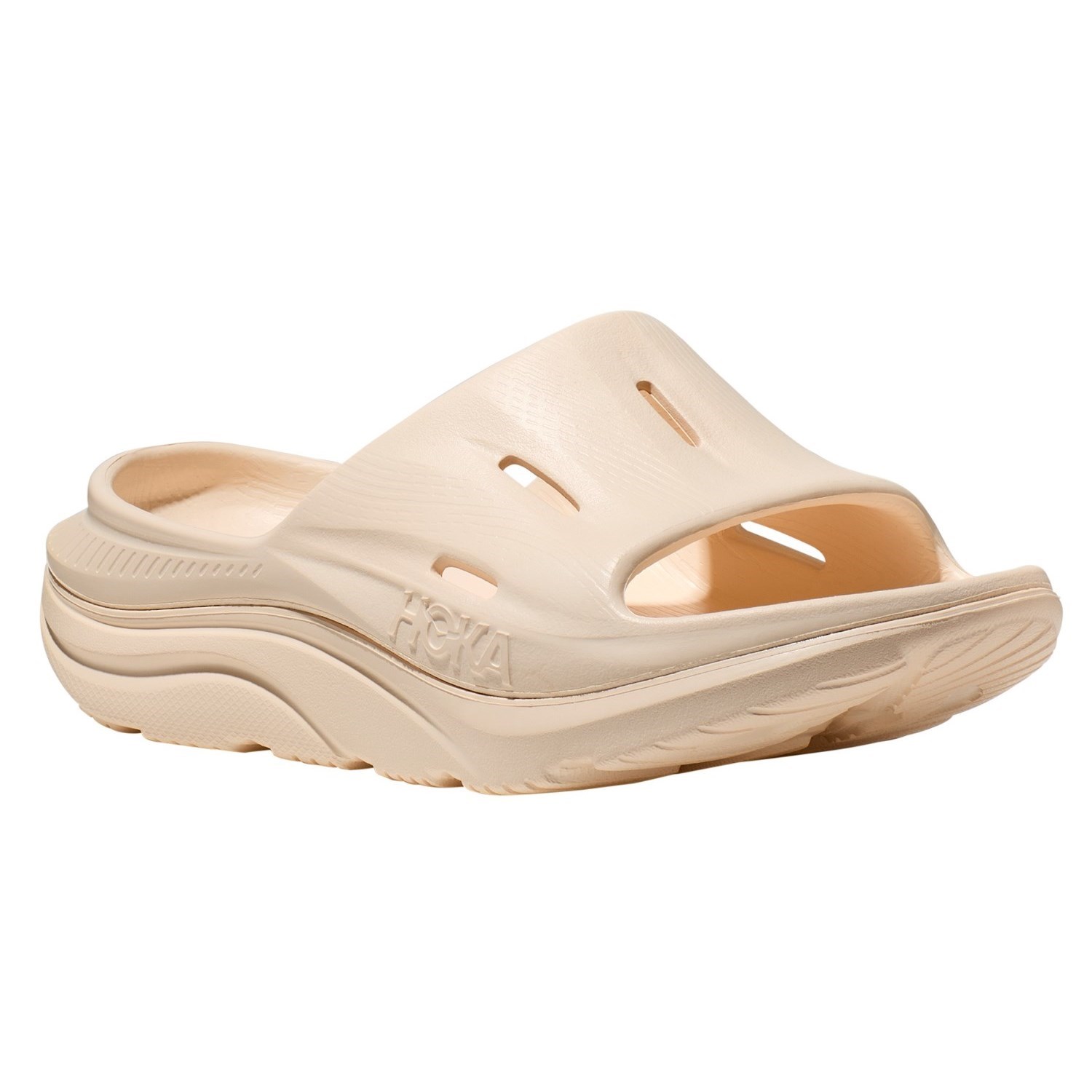Hoka Ora Recovery Slide 3 - Unisex Slides - Vanilla/Vanilla - image 6