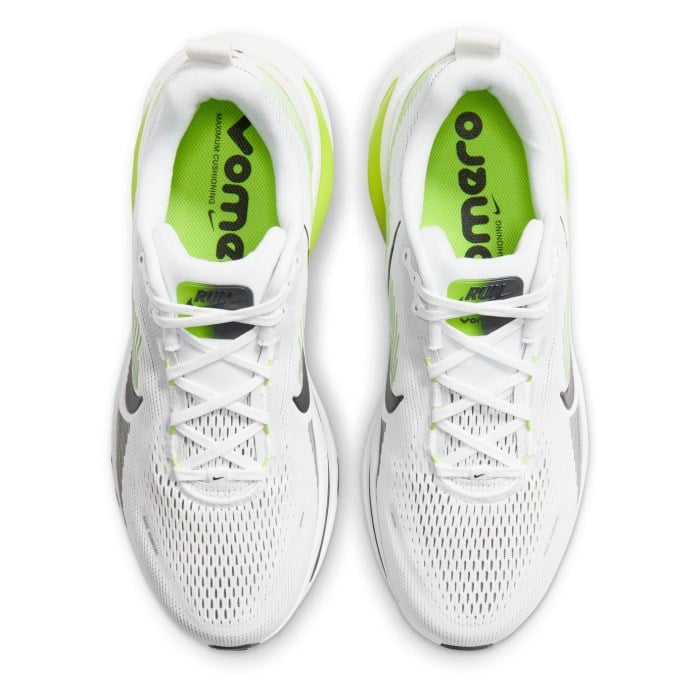 Nike Vomero 18 - Mens Running Shoes - White/Lemon Venom/Dark Grey/Black - image 3