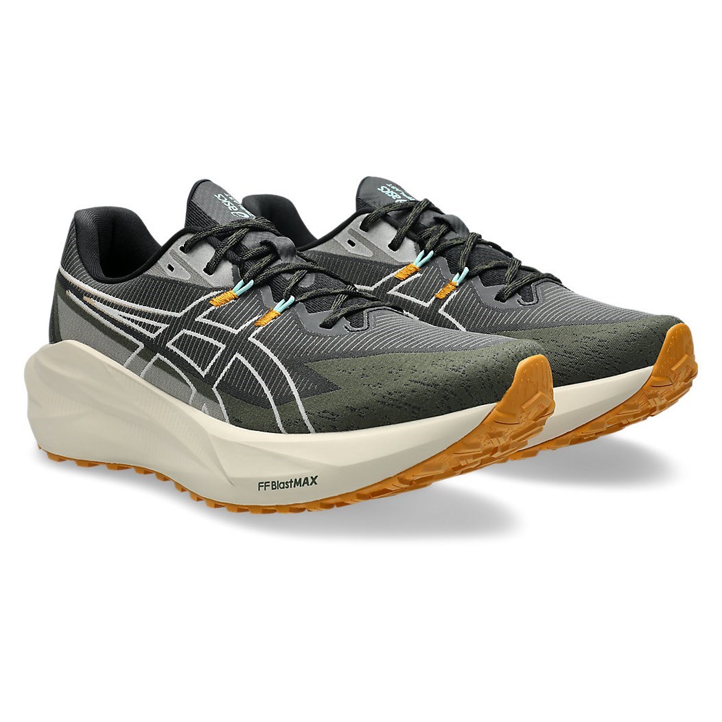 Asics Blazeblast - Mens Trail Running Shoes - Black/Sandstorm - image 6