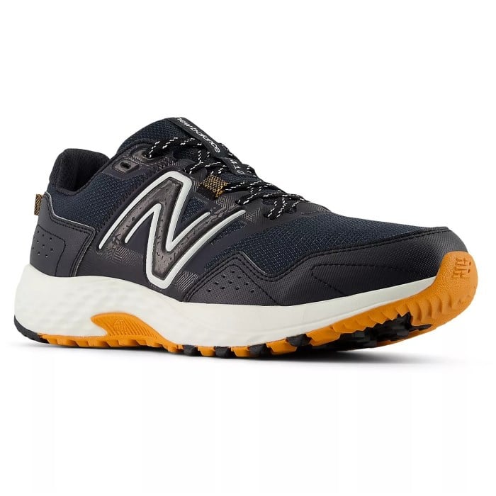 New Balance 410v8 - Mens Trail Running Shoes - Black/Phantom/White/Gum