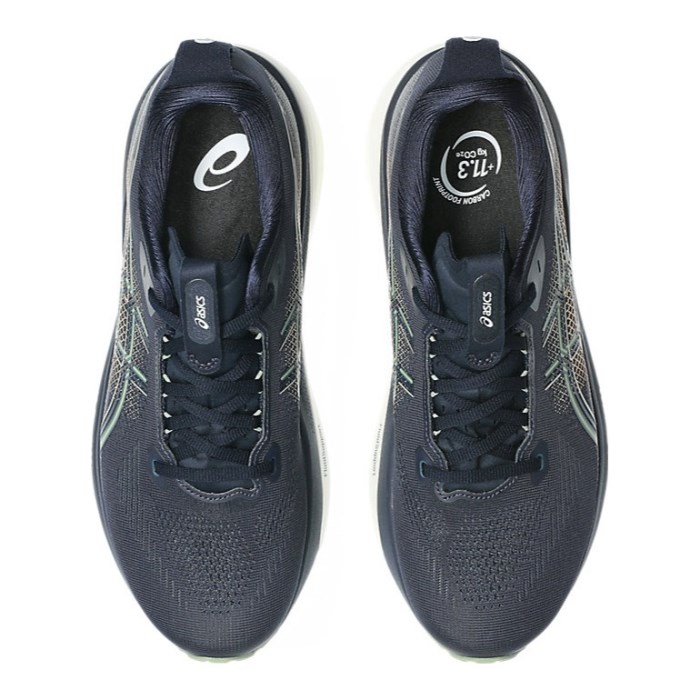 Asics Gel Kayano 33 - Mens Running Shoes - Midnight/Khaki Green - image 3