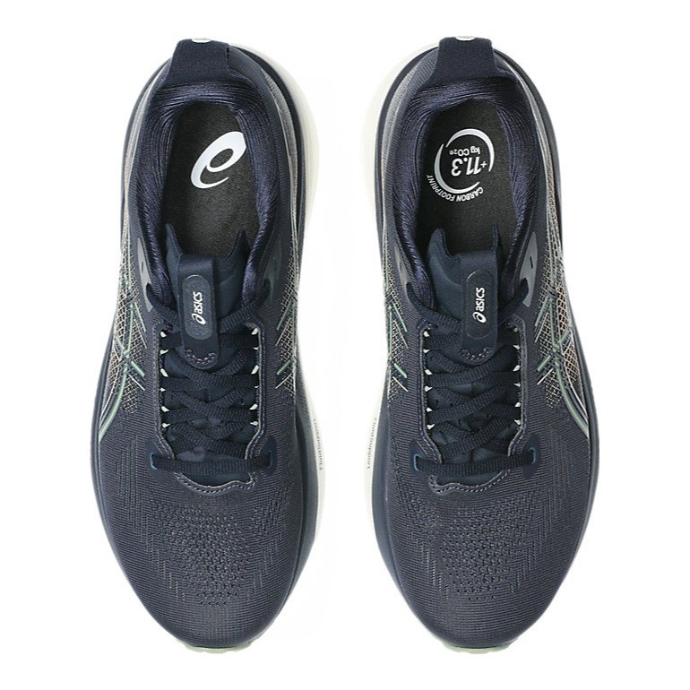Asics Gel Kayano 33 - Mens Running Shoes - Midnight/Khaki Green - image 3
