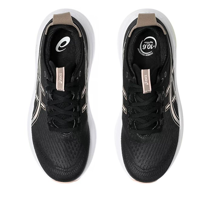 Asics Gel Nimbus 27 - Womens Running Shoes - Black/Breeze