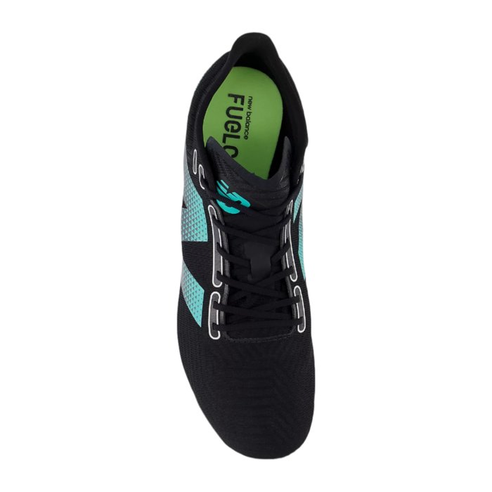 New Balance MD 500 v9 - Mens Middle Distance Track Spikes - Black/Cyber Jade/White