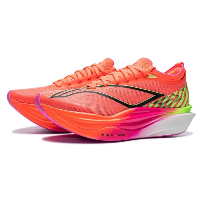 Li-Ning Feidian 6 Elite - Mens Running Shoes - Fluorescent Coral - image 2