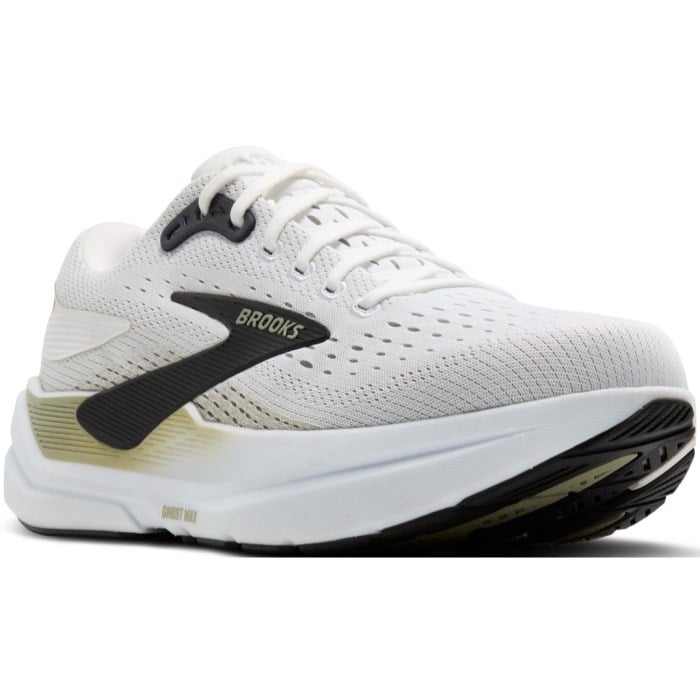 Brooks Ghost Max 3 - Mens Running Shoes - Bright White/Tea/Black