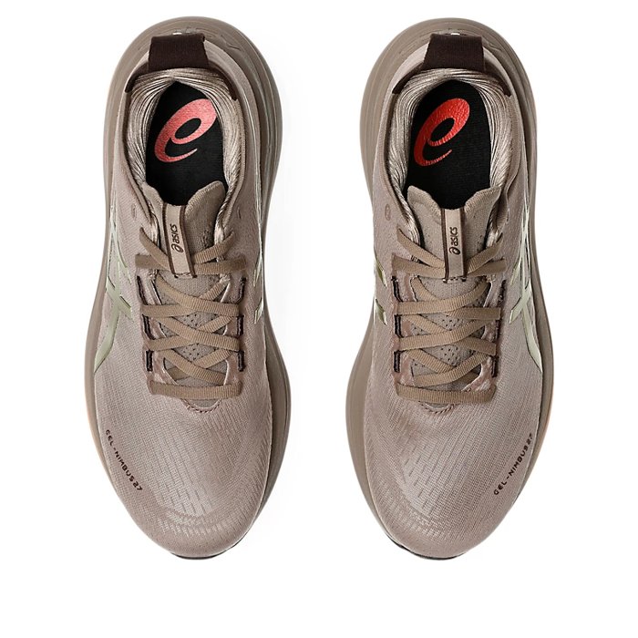 Asics Gel Nimbus 27 Luxe - Mens Running Shoes - Luxe/Taupe Grey