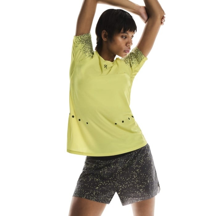 On Womens Ultra Shorts - Iron/Lime
