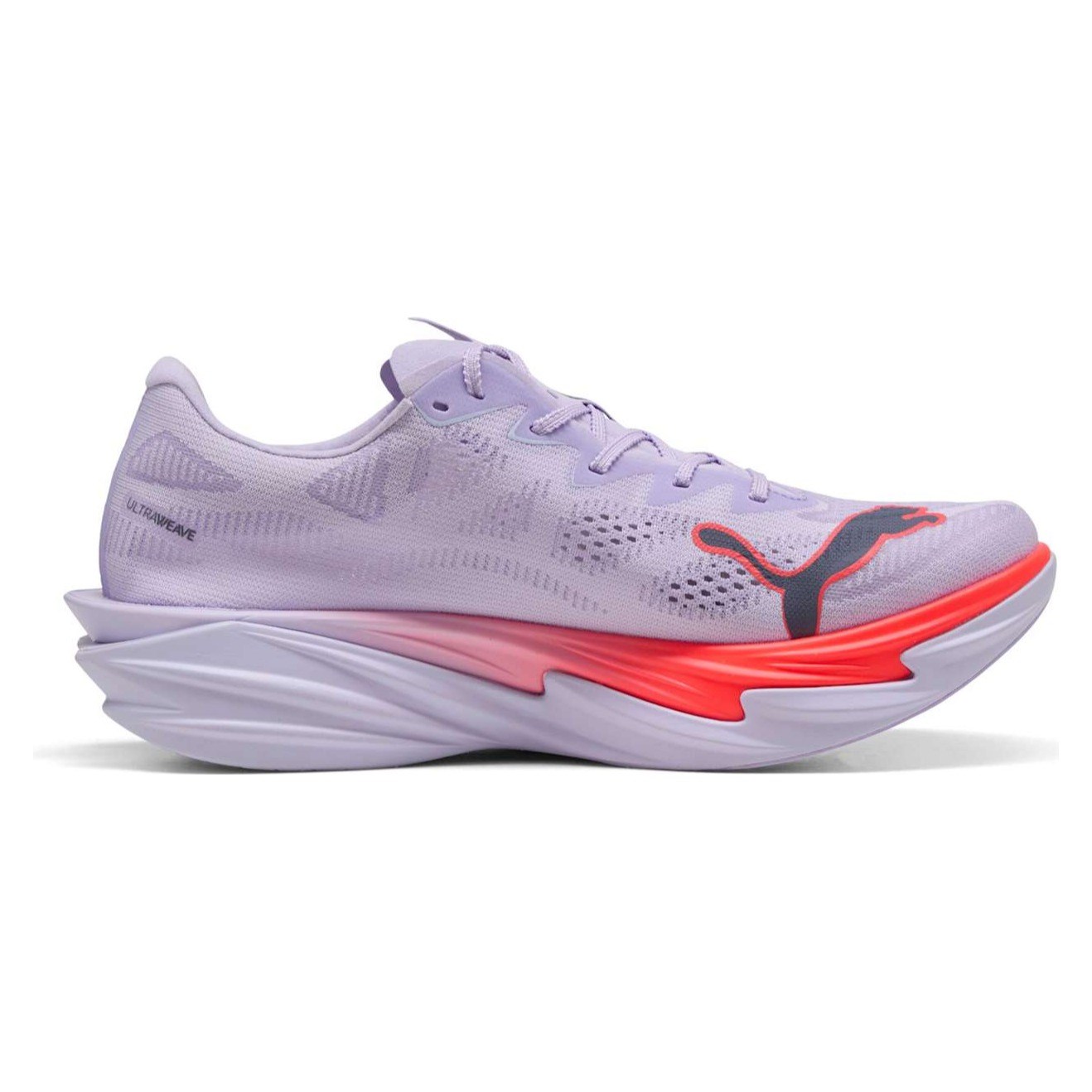 Puma Deviate Nitro Elite 4 - Mens Running Shoes - Light Lavender/Ultra Red/Inky Depths - image 2