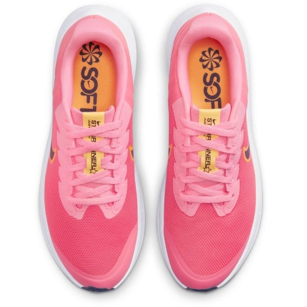 Nike Star Runner 3 GS - Kids Running Shoes - Sea Coral/Gridiron/Coral Chalk