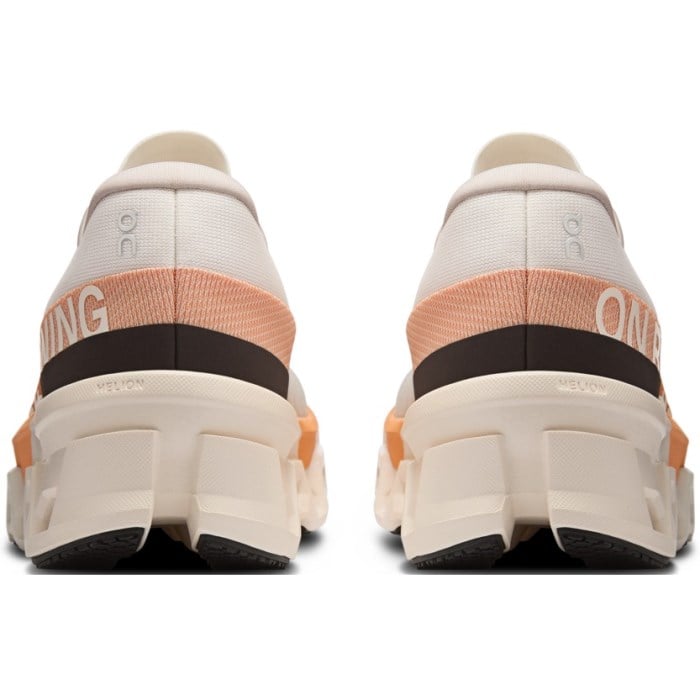 On Cloudmonster 2 - Womens Running Shoes - Ivory/Tangerine