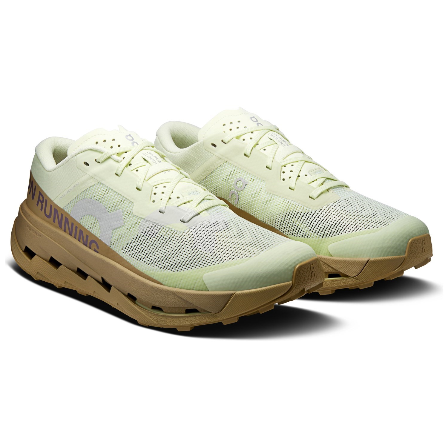 On Cloudultra 3 - Mens Trail Running Shoes - Linen/Safari