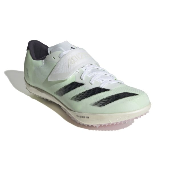 Adidas Adizero HJ - Unisex High Jump Spikes - Cloud White/Core Black/Green Spark