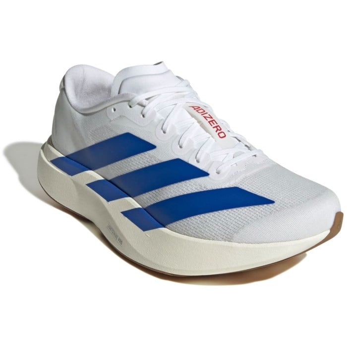 adidas Adizero Evo SL - Mens Running Shoes - Cloud White/Royal Blue/Pure Ruby