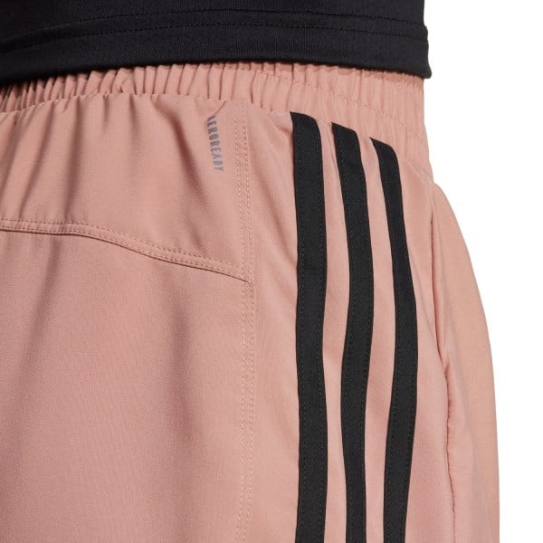 Adidas Pacer 3 Inch Woven Hi-Rise Womens Training Shorts - Warm Clay/Black