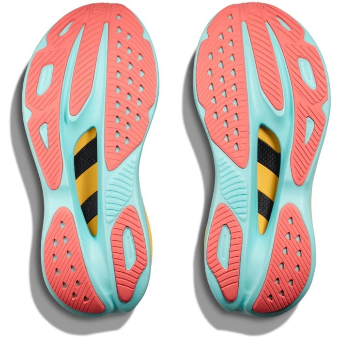 Hoka Skyward X - Womens Running Shoes - Blanc De Blanc/Swim Day