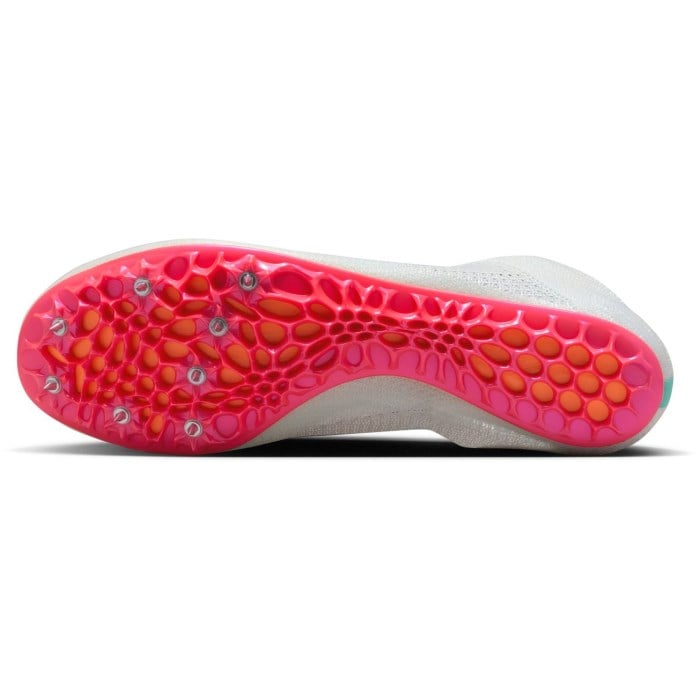 Nike Zoom Superfly Elite 2 FK - Unisex Sprint Spikes - White/Obsidian/Bright Crimson