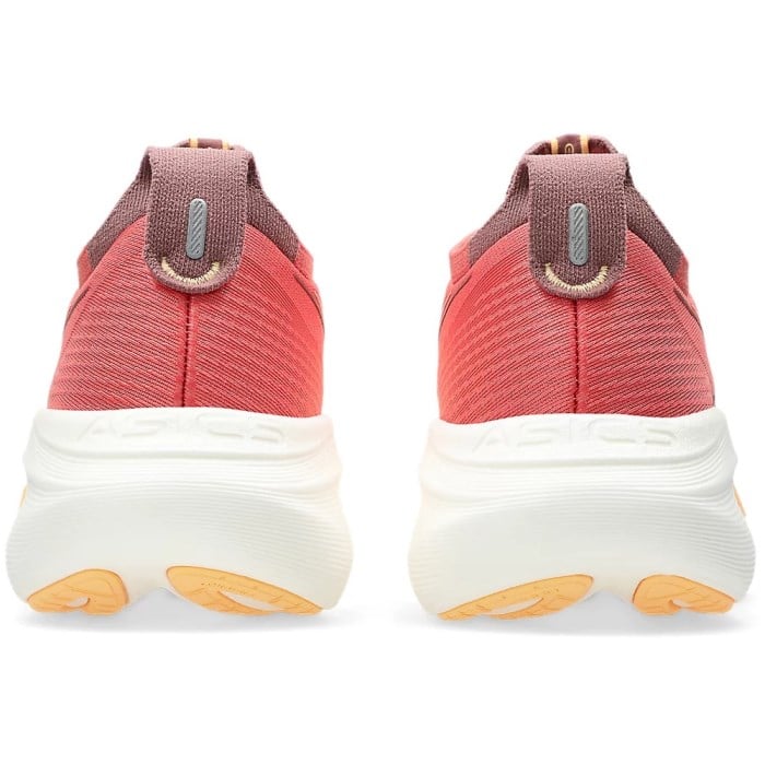 Asics Gel Nimbus 27 - Womens Running Shoes - Dark Pink Clay/Orange Glow
