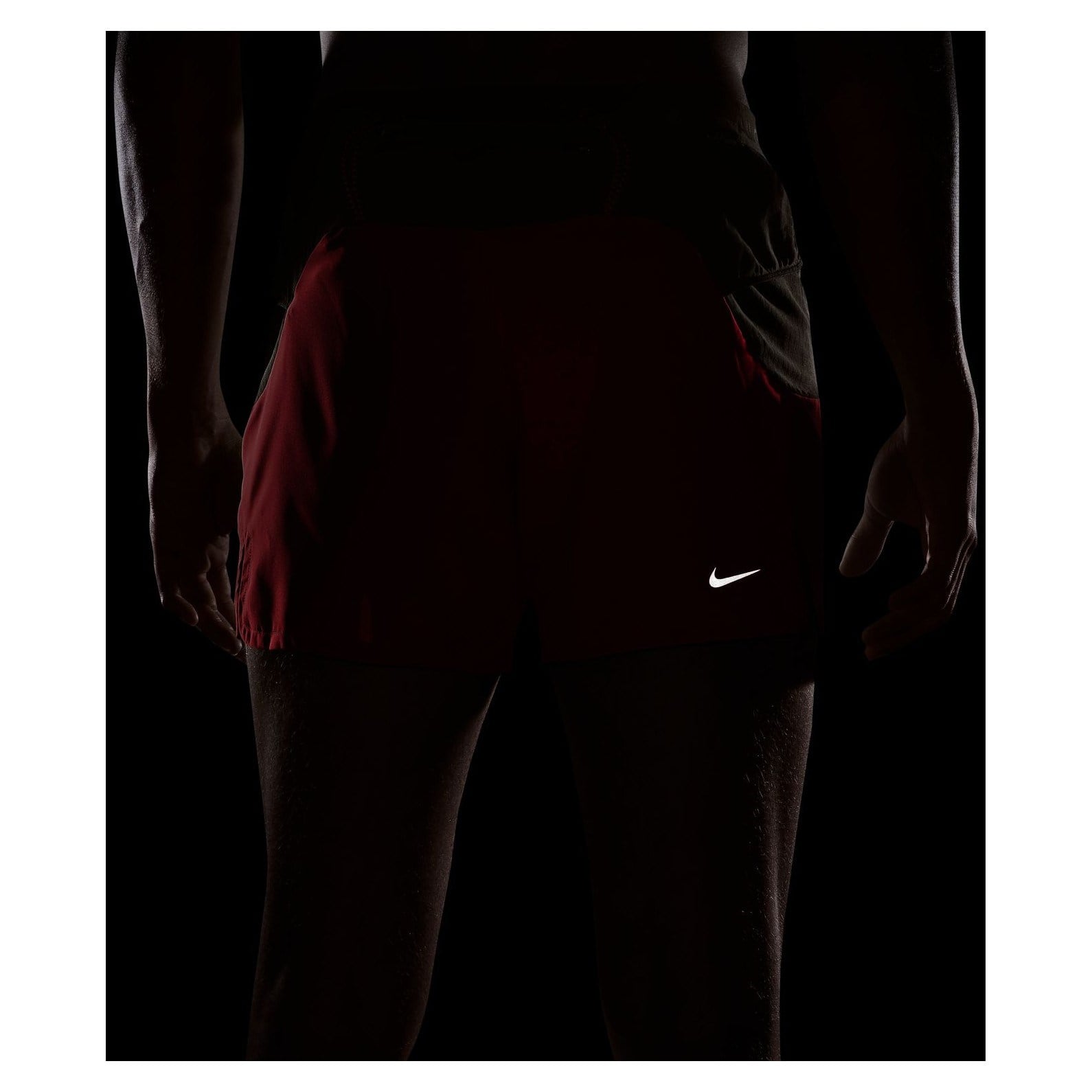 Nike ACG Second Sunrise 5 Inch Mens Brief-Lined Running Shorts - Light Crimson/Summit White - image 7