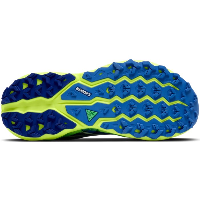 Brooks Cascadia 19 - Mens Trail Running Shoes - Surf The Web/Nigthlife/White