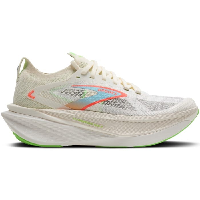 Brooks Hyperion Max 3 - Mens Running Shoes - Coconut/Green Gecko/Pink Clay