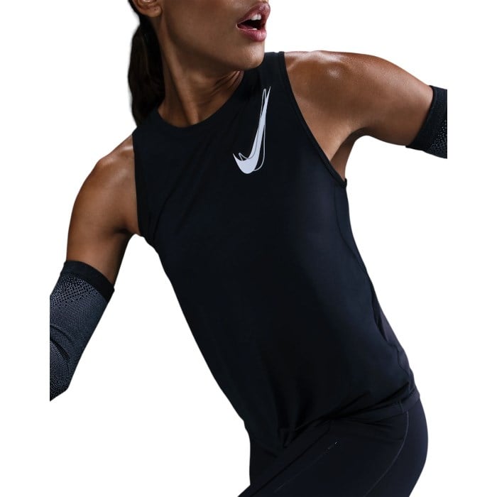 Nike One Womens Dri-Fit Running Tank Top - Black