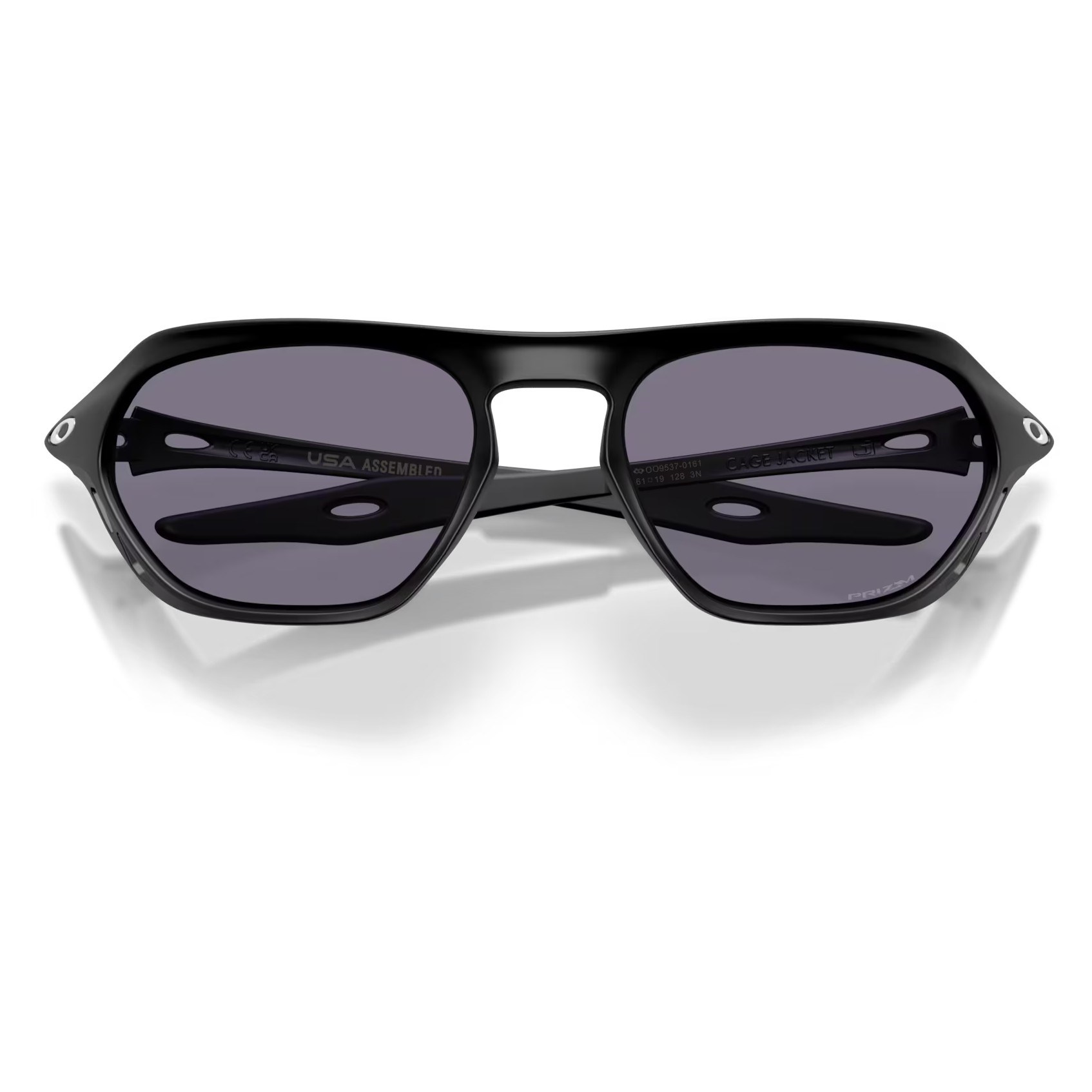 Oakley Cage Jacket Polarised - Matte Black/Prizm Grey - image 6