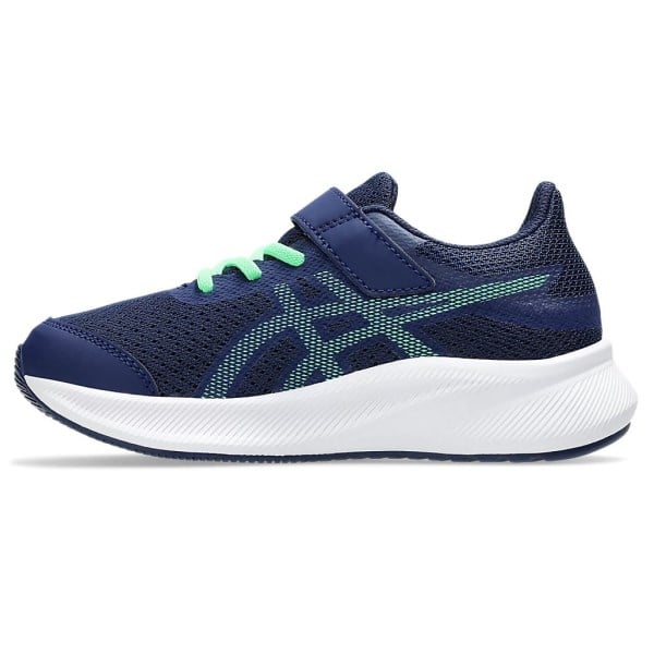 Asics Patriot 13 PS - Kids Running Shoes - Blue Expanse/New Leaf