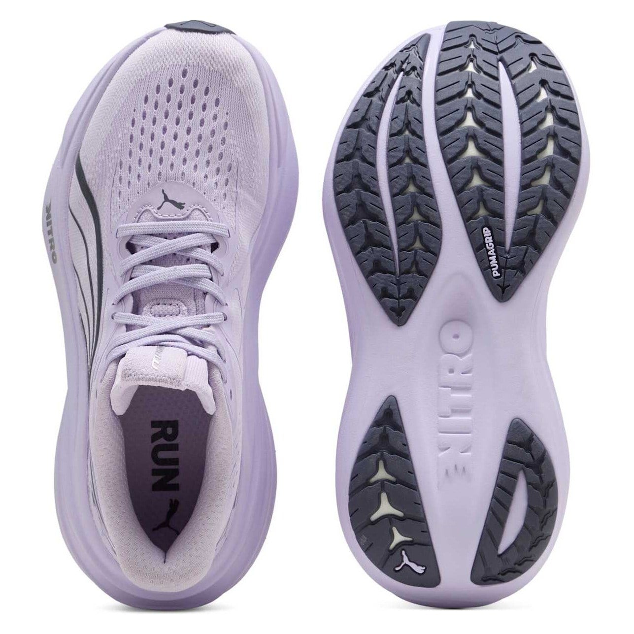 Puma MagMax Nitro 2 - Womens Running Shoes - Light Lavender/Inky Depths - image 3