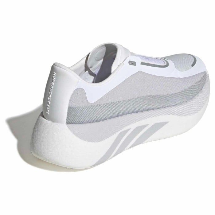 adidas Hyperboost Edge - Mens Running Shoes - Cloud White/Solid Grey/Silver Metallic - image 5