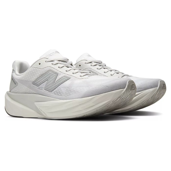 New Balance FuelCell Rebel v5 - Mens Running Shoes - Grey Matter/Silver Metallic