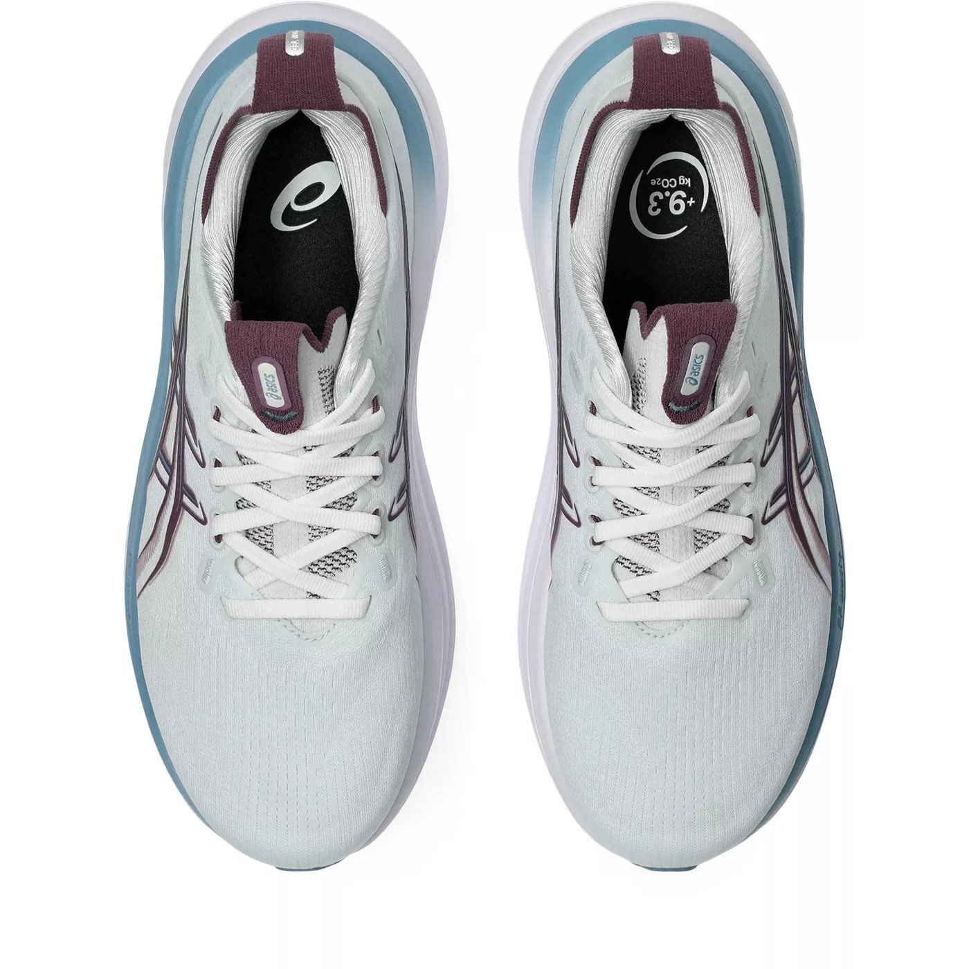 Asics Gel Nimbus 28 - Womens Running Shoes - Arctic Blue/Velvet Purple