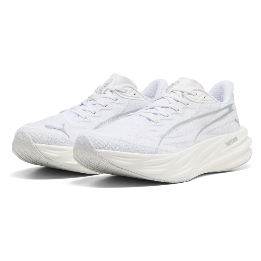 Puma Deviate Pure Nitro - Womens Running Shoes - White - image 6