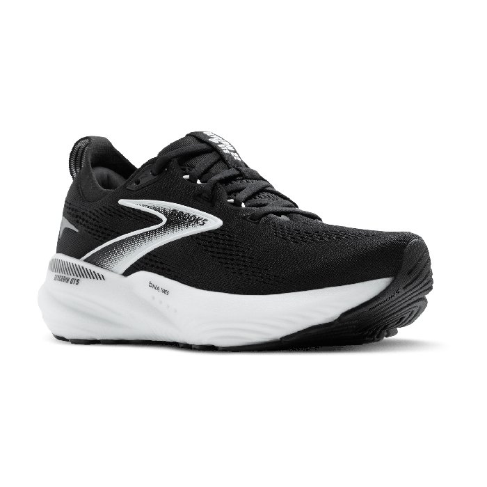 Brooks Glycerin GTS 22 - Mens Running Shoes - Black/White