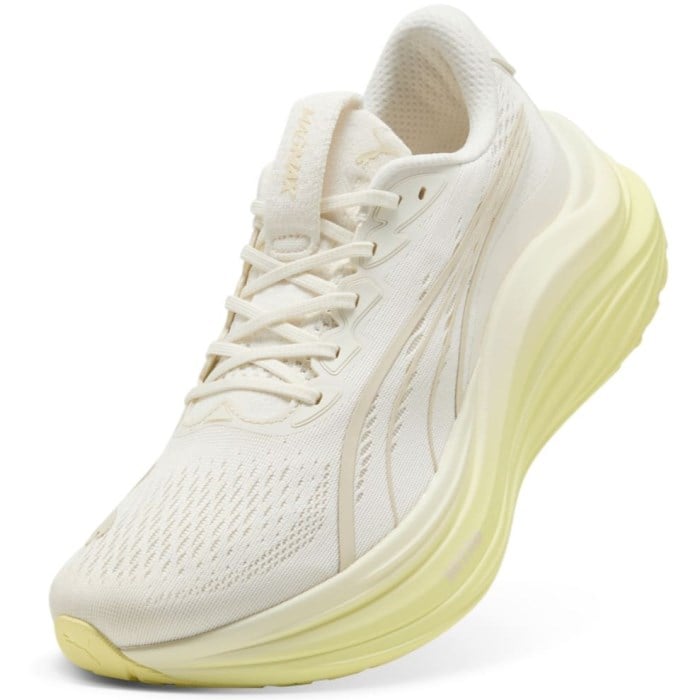 Puma MagMax Nitro - Mens Running Shoes - Warm White/Gold Moon