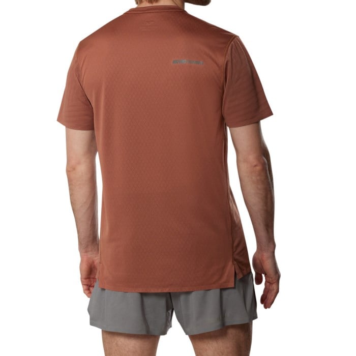 Mizuno Mens Tech Light Running T-Shirt - Copper Brown