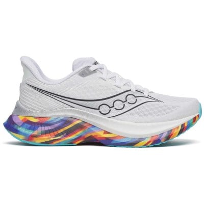 Saucony Endorphin Speed 5 Boston - Womens Running Shoes - White/Multi