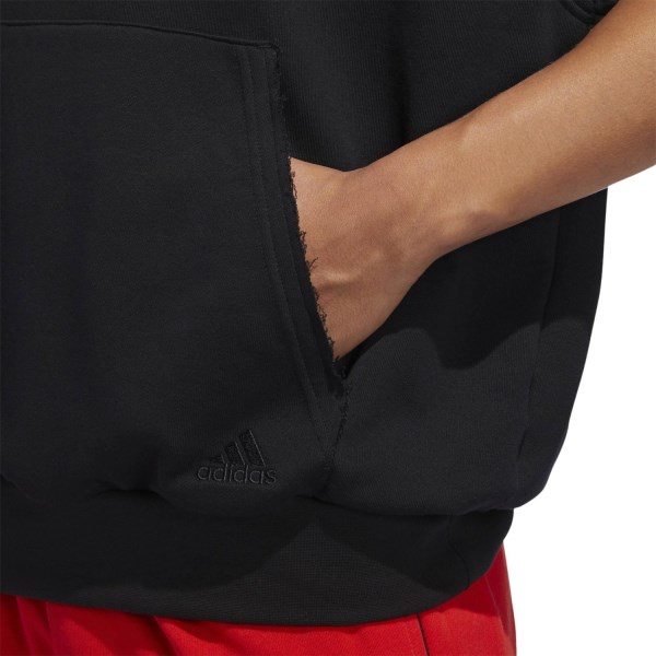 Adidas D.O.N. Issue 2 Pullover Mens Basketball Sleeveless Hoodie - Black