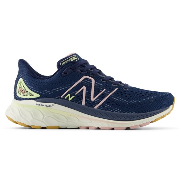 New Balance Fresh Foam X 860v13 - Womens Running Shoes - NB Navy/Orb Pink/Vintage Indigo