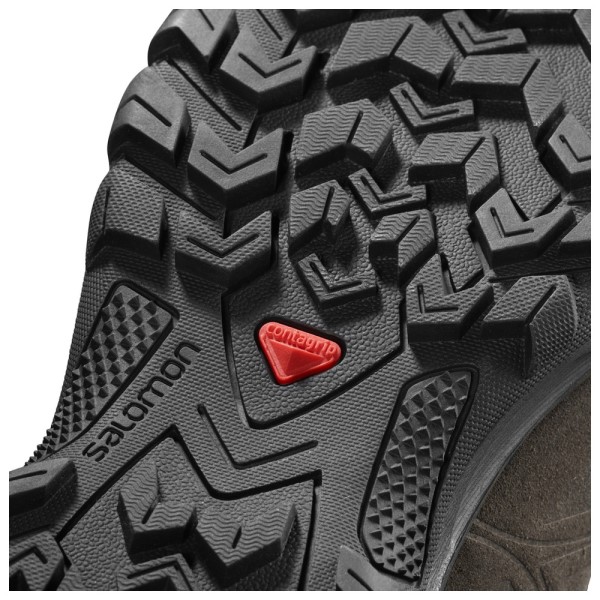 Salomon Evasion 2 Leather - Mens Trail Walking Shoes - Black/Quiet Shade