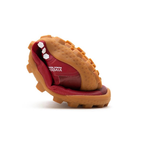 Vivobarefoot Primus Trail SG Mesh - Womens Trail Hiking Shoes - Red/Gum