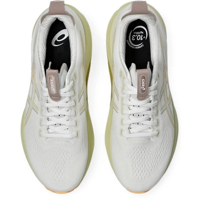 Asics Gel Kayano 32 - Mens Running Shoes - White/Orange Glow