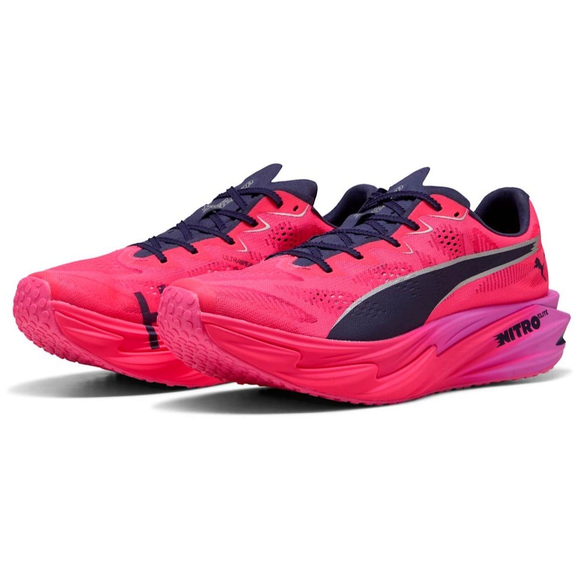 Puma Deviate Nitro Elite 4 Hyrox - Mens Running Shoes - Pure Pink/Electric Orchid/Deep Plum