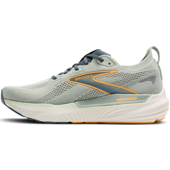 Brooks Glycerin GTS 22 - Mens Running Shoes - Smoke/Stormy/Orange