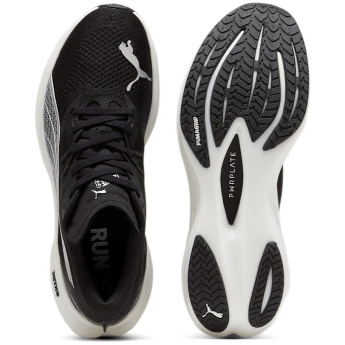 Puma Deviate Nitro 3 - Mens Running Shoes - Black/White